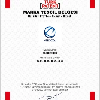 Heedoza Patent